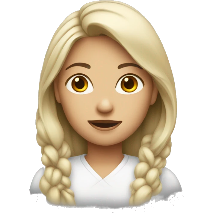 Female face no clear emoji