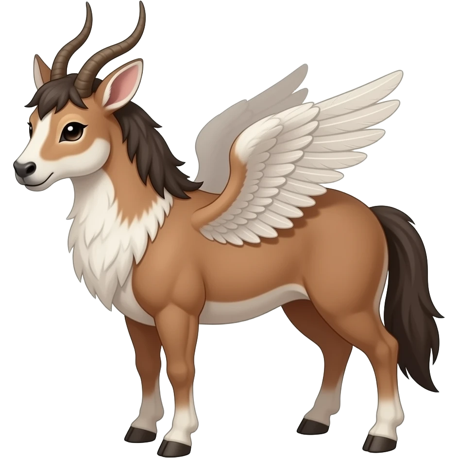 Trico-Buneary-Mudsdale-Jackalope-fusion-hybrid-animal-creature with long ears emoji