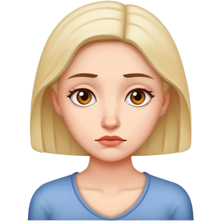 Woman waiting impatiently emoji