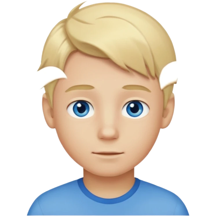 boy with blonde hair emoji