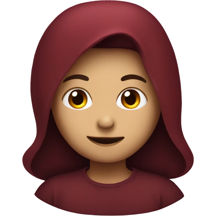 Dark red heart emoji