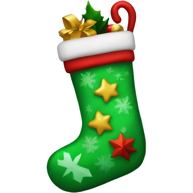 Christmas stocking emoji