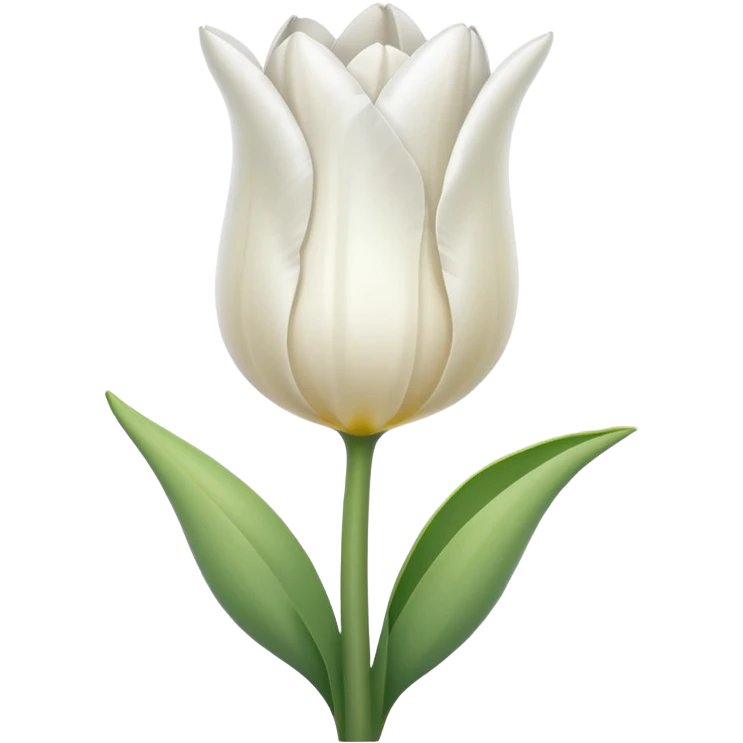 White tulip emoji