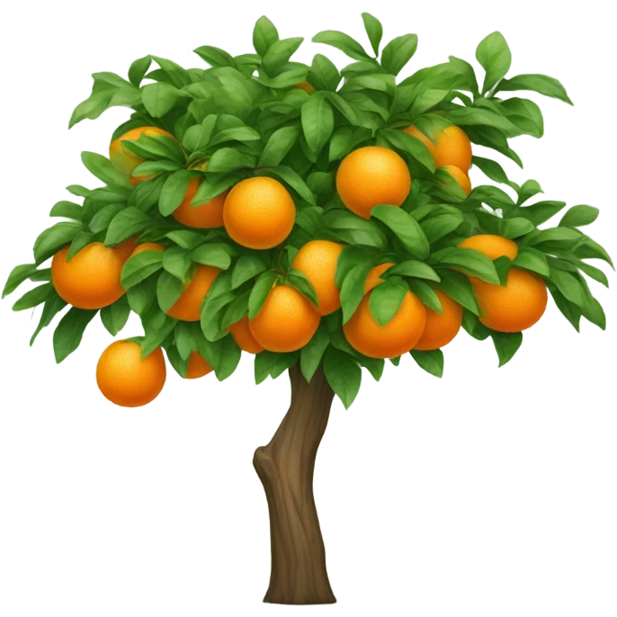 Orange Tree emoji