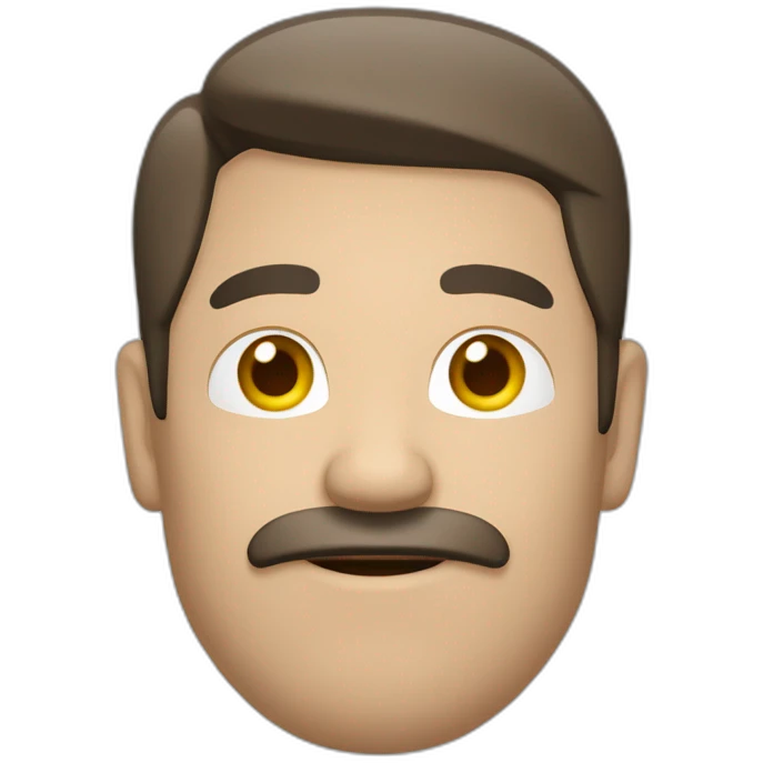 hombre señalando al frente emoji