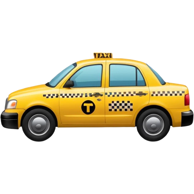Yellow taxi nyc sticker emoji