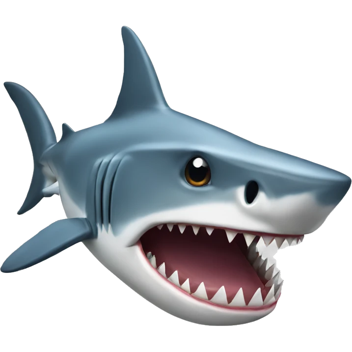 a shark emoji