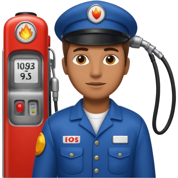 gas pump worker emoji