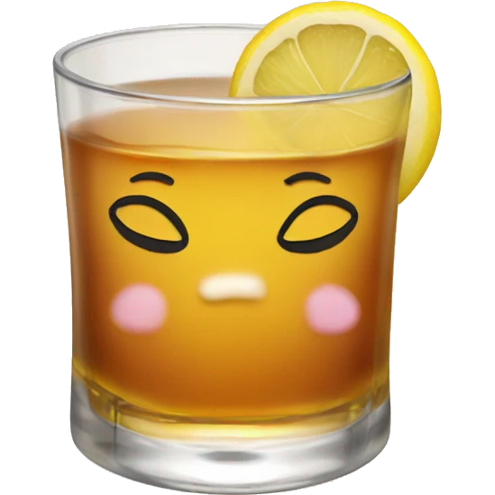 Whiskey sour  emoji