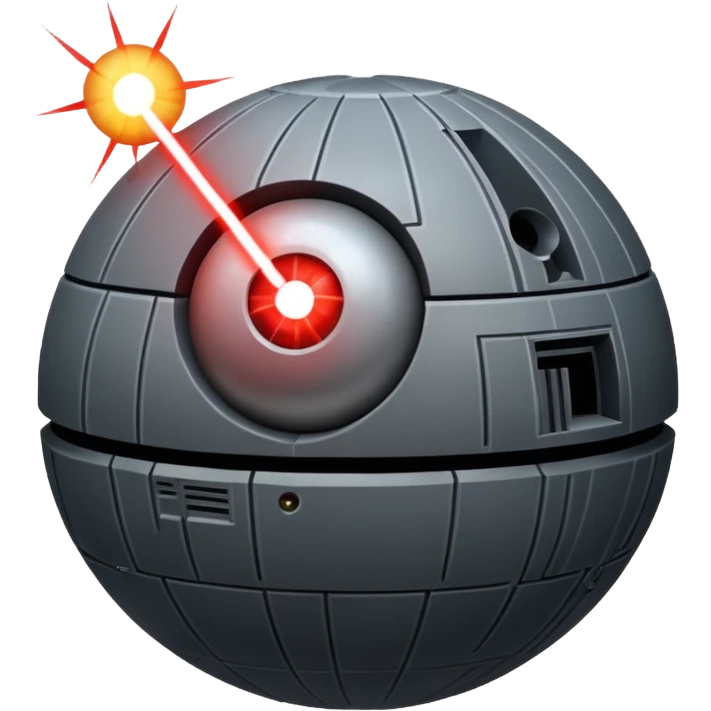 death star laser space background emoji