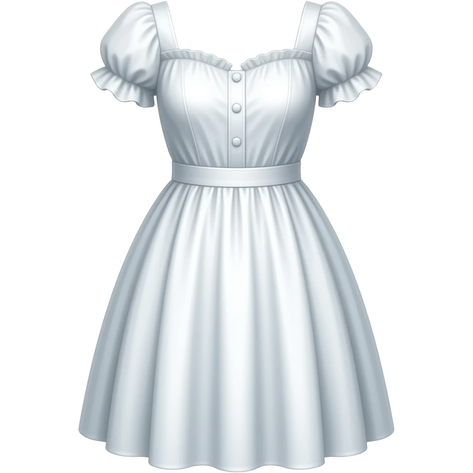 white dress emoji