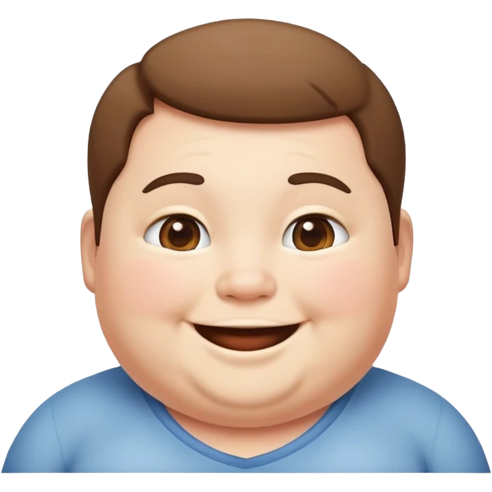 short chubby person emoji