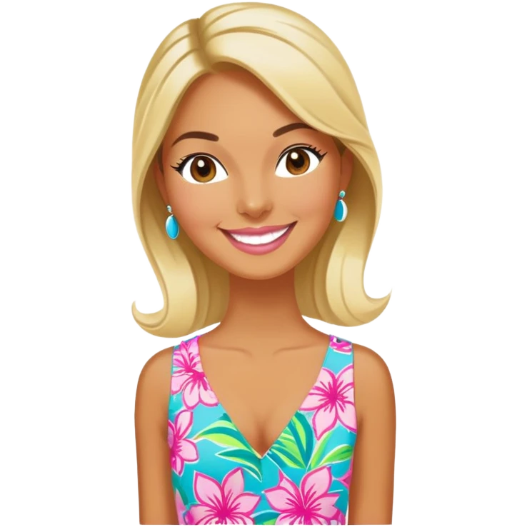Lilly Pulitzer emoji