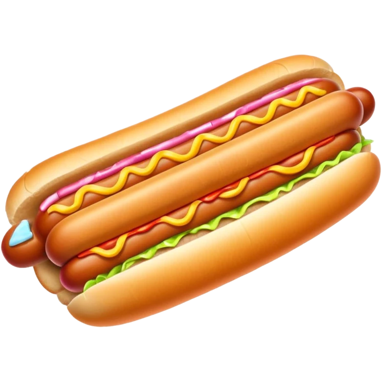 hot dog, bold and appetizing emoji