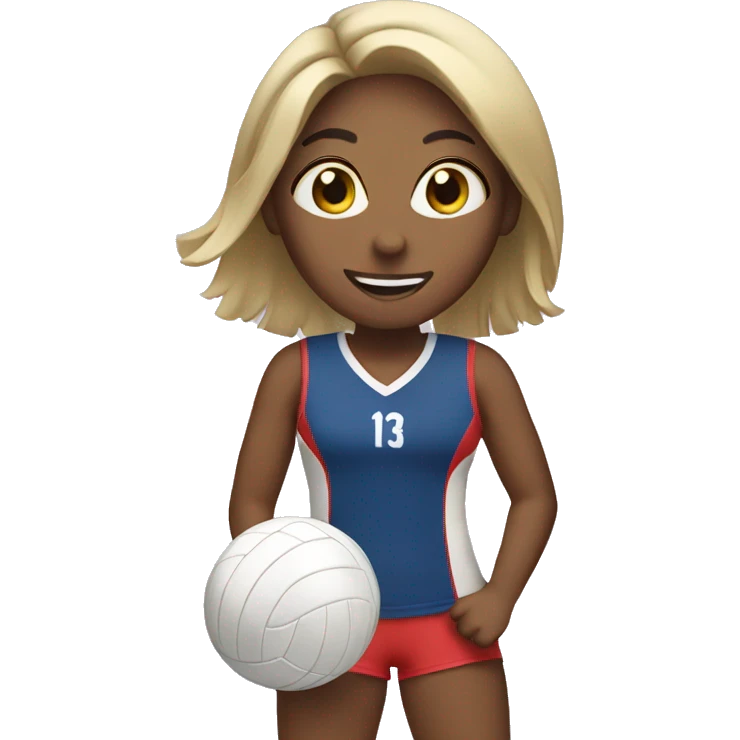 girl playing volleyball emoji