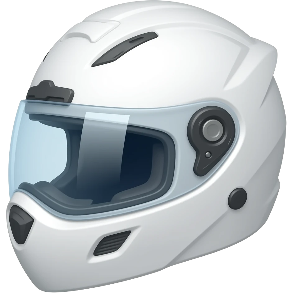 Casco blanco emoji
