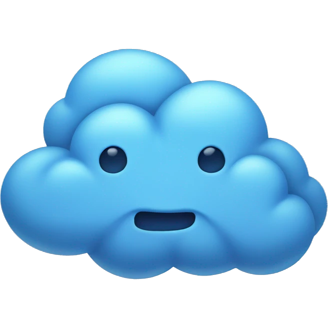 Blue Cloud emoji