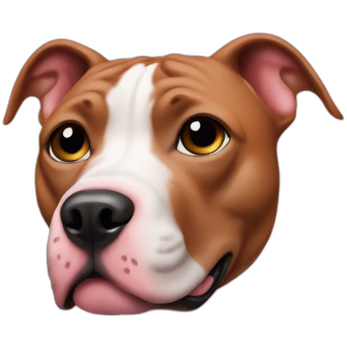 pitbull nose rose emoji