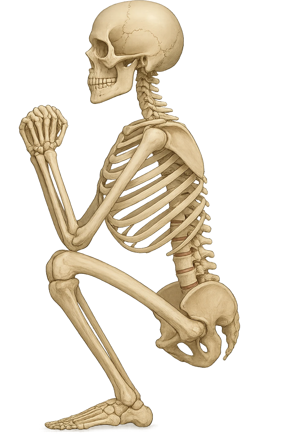 Allineamento visto anatomicamente durante uno squat tra bacino e torace emoji