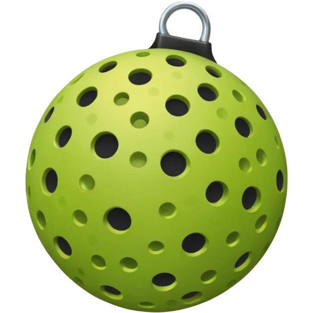 Emoji de una pelota de pickleball emoji