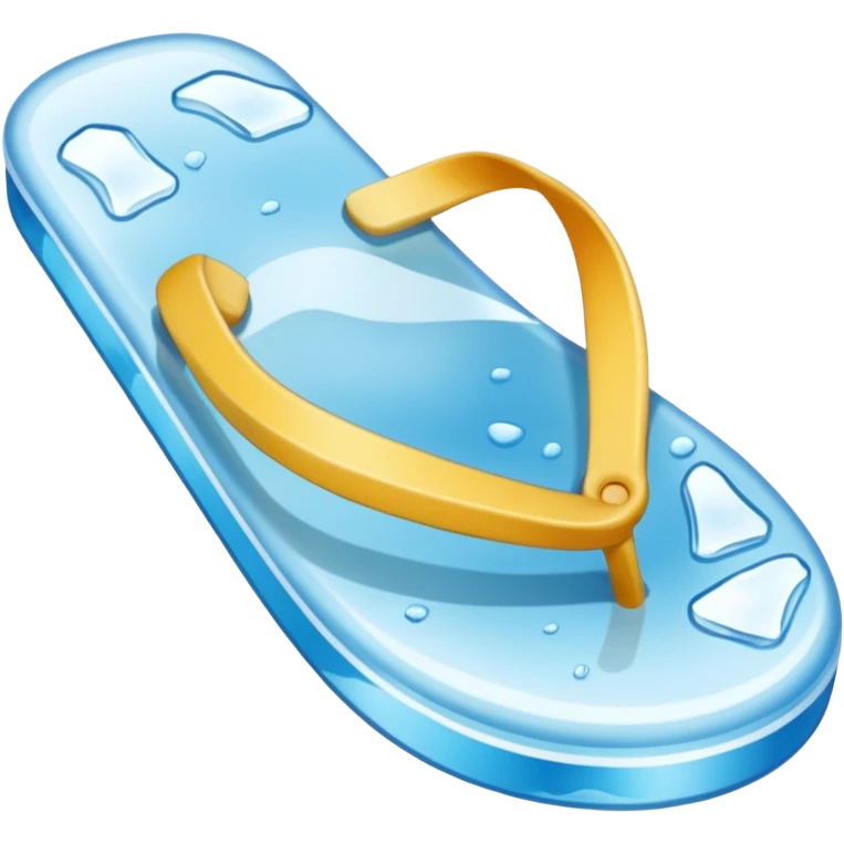 ice flip flop emoji