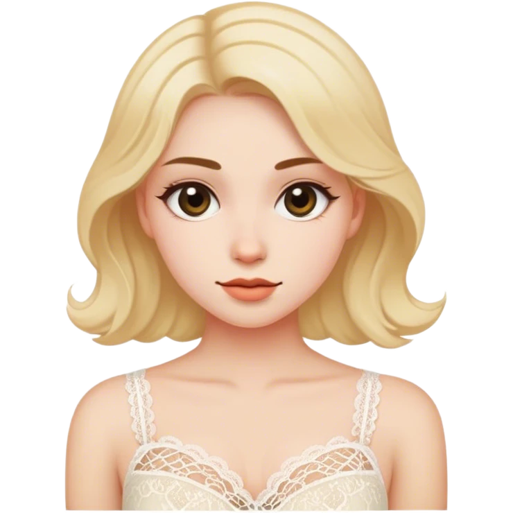 top with lace emoji
