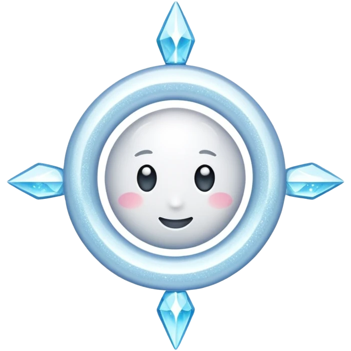 glitter white symbol of health + emoji