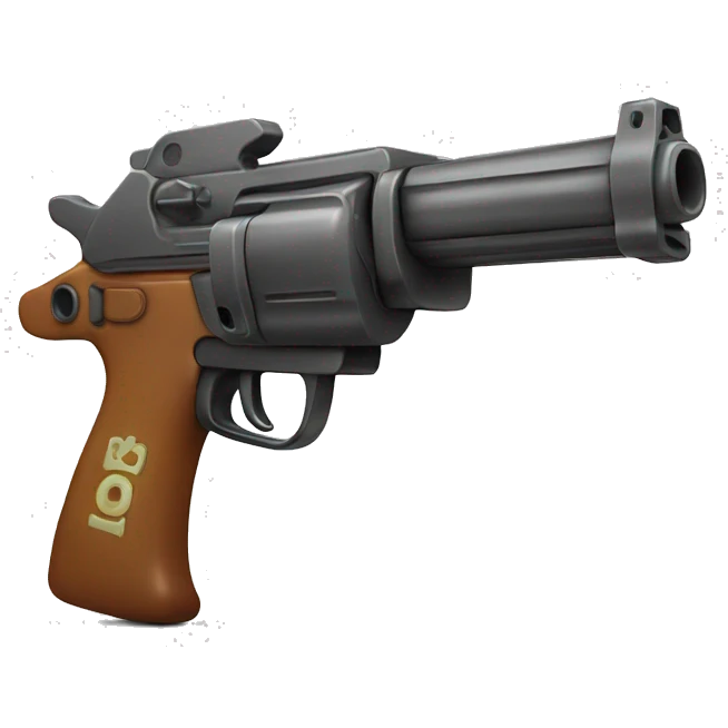 Toy Gun with bow emoji