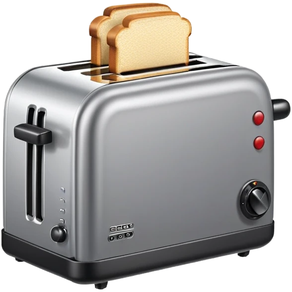 A 8-bit pixel art emoji of a toaster emoji