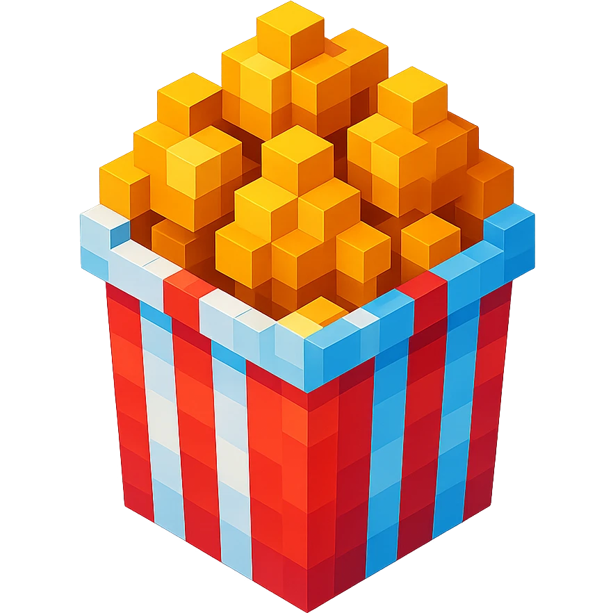 sweet caramel popcorn emoji
