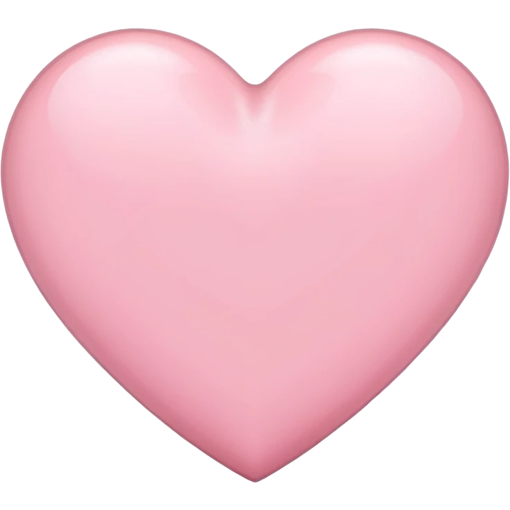 light pink heart emoji
