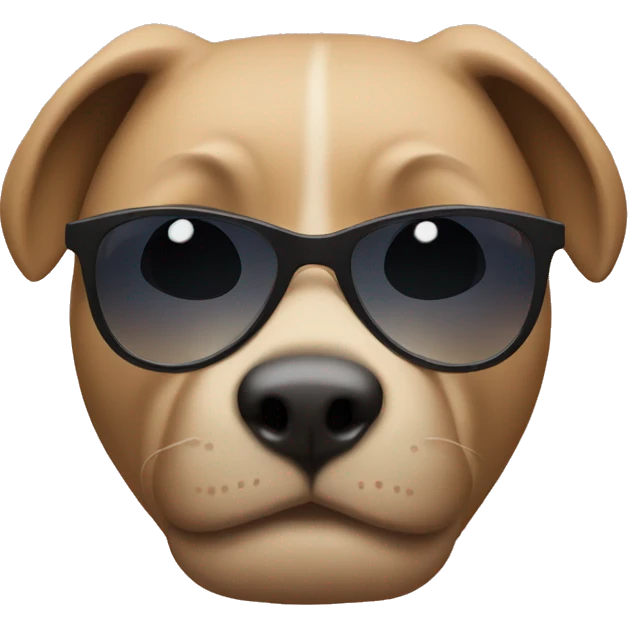Shar with sunglasses  emoji