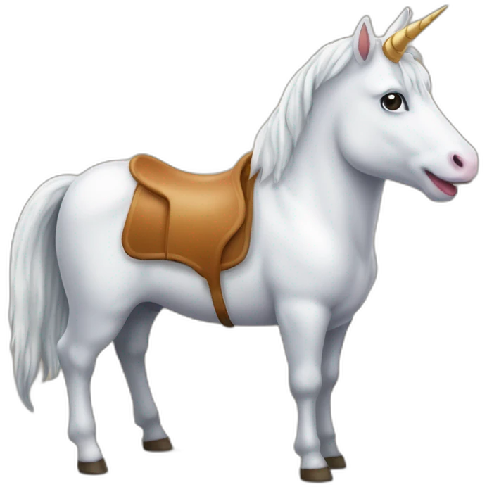 Licorne sur vache emoji