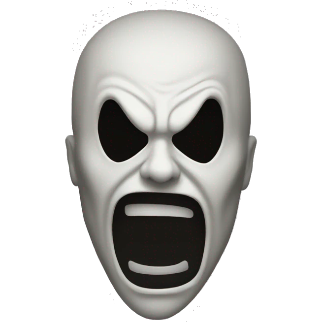 Scream mask emoji