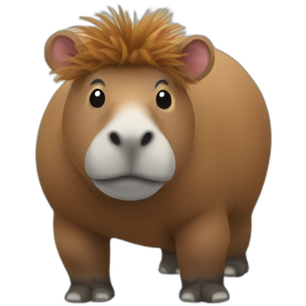Trotu sur Capibara emoji
