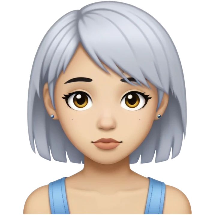 Mixed race emo femboy  emoji