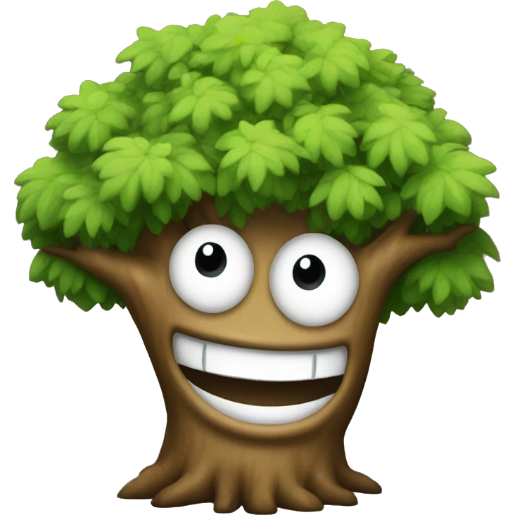 happy tree emoji