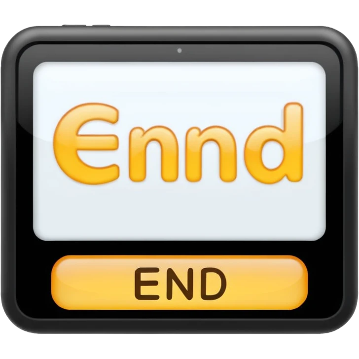 moving screen the end emoji