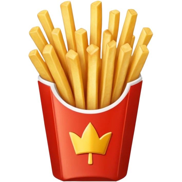 Porzione di patatine media emoji