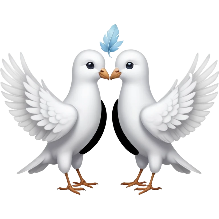 doves in love  emoji