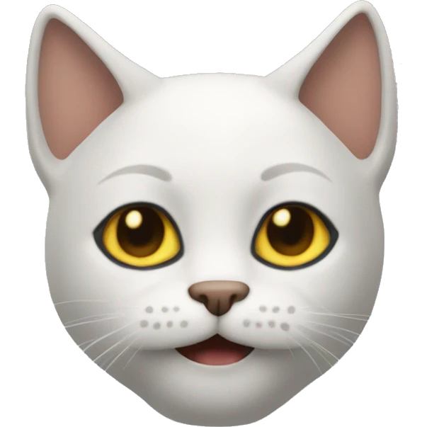 Gato con btas emoji