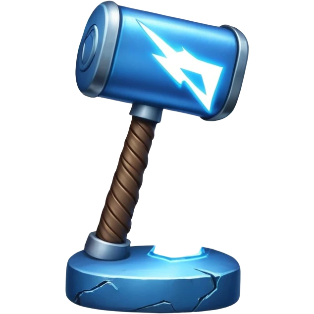 thunder hammer emoji