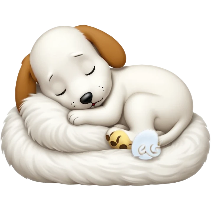 Snoopy sleeping emoji
