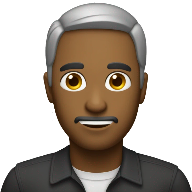 Letra D trabalhando emoji