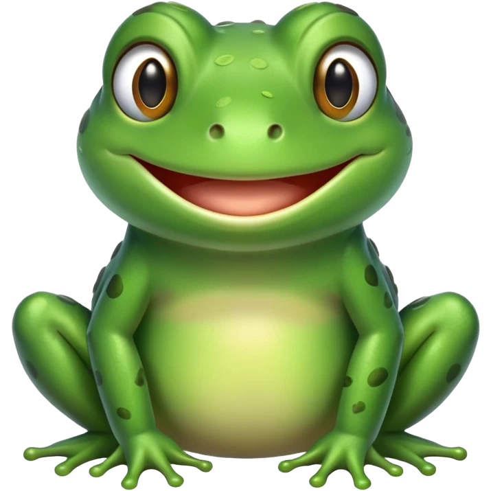 happy frog  emoji