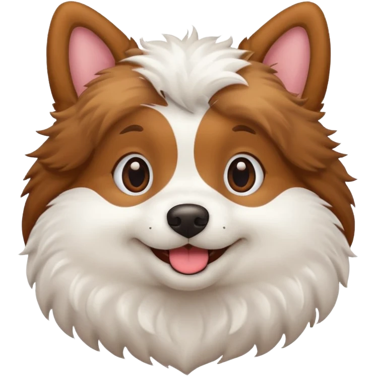 a cute dog emoji
