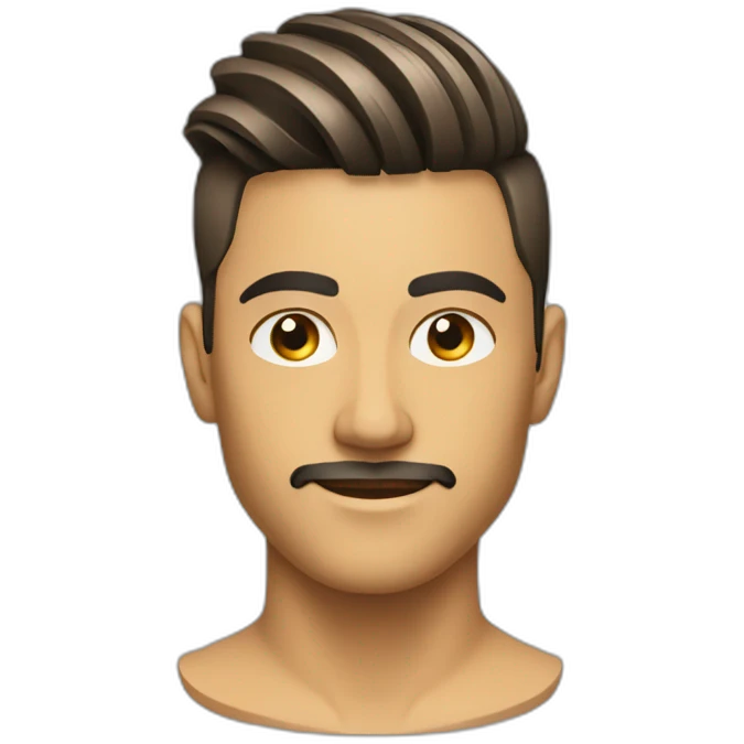 Coiffure low taper  with glass  emoji