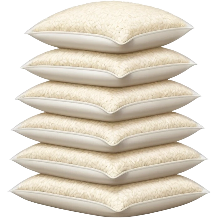 Storing rice ten bags  emoji