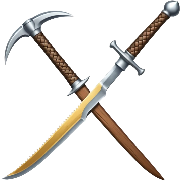 Quiero que sea una espada pixeleada emoji