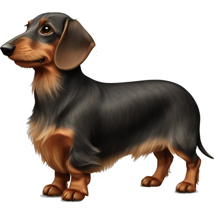 wire haired dachshund boar long beard emoji